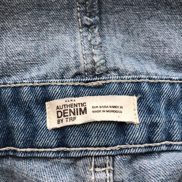 Zara denim overall shorts - Picture 3 of 5